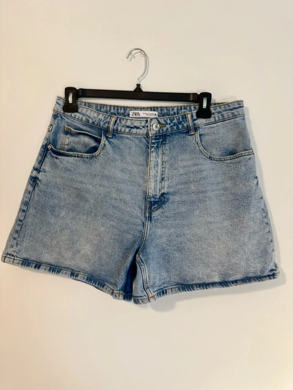 Zara High-Rise Denim Short